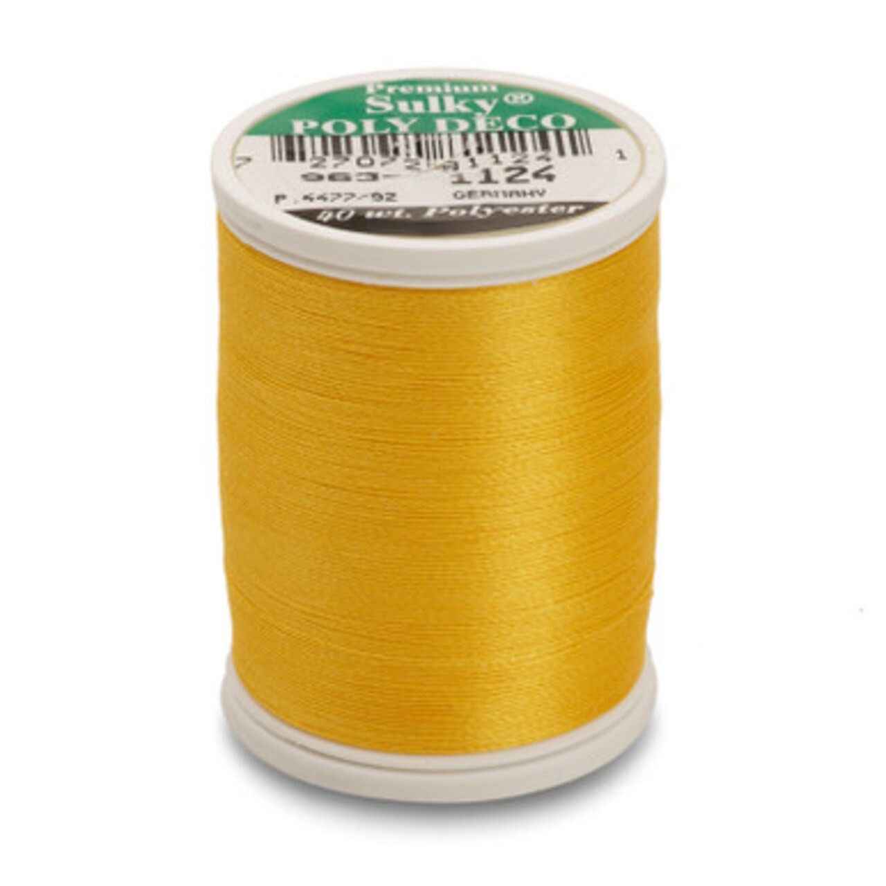 Sulky 40 Wt. Poly Deco Thread - Sun Yellow - 900 yd. Spool